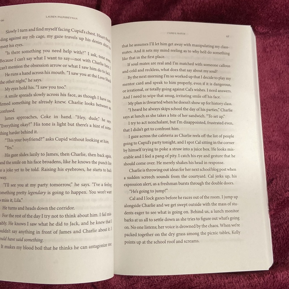 📚”Cupid’s Match” Wattpad Book by Lauren Palphreyman. One size. - Picture 6 of 12